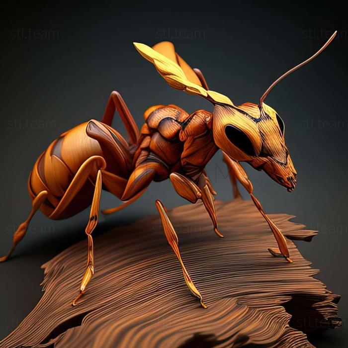 3D модель Camponotus mussolinii (STL)